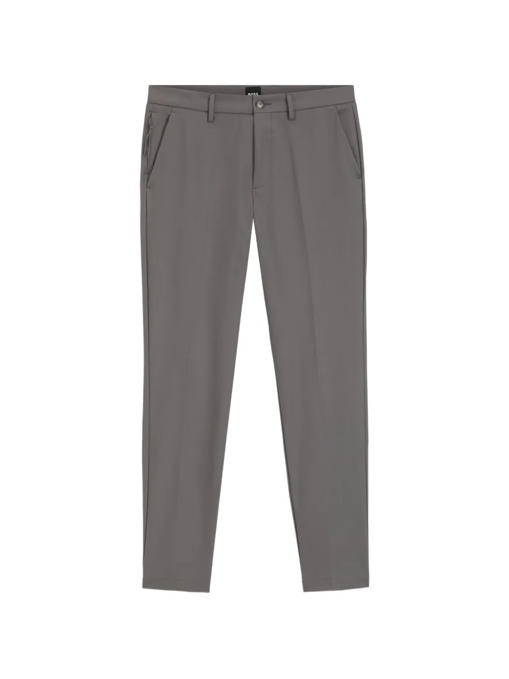 BOSS Slim-fit broek van stretch-stof Grijs