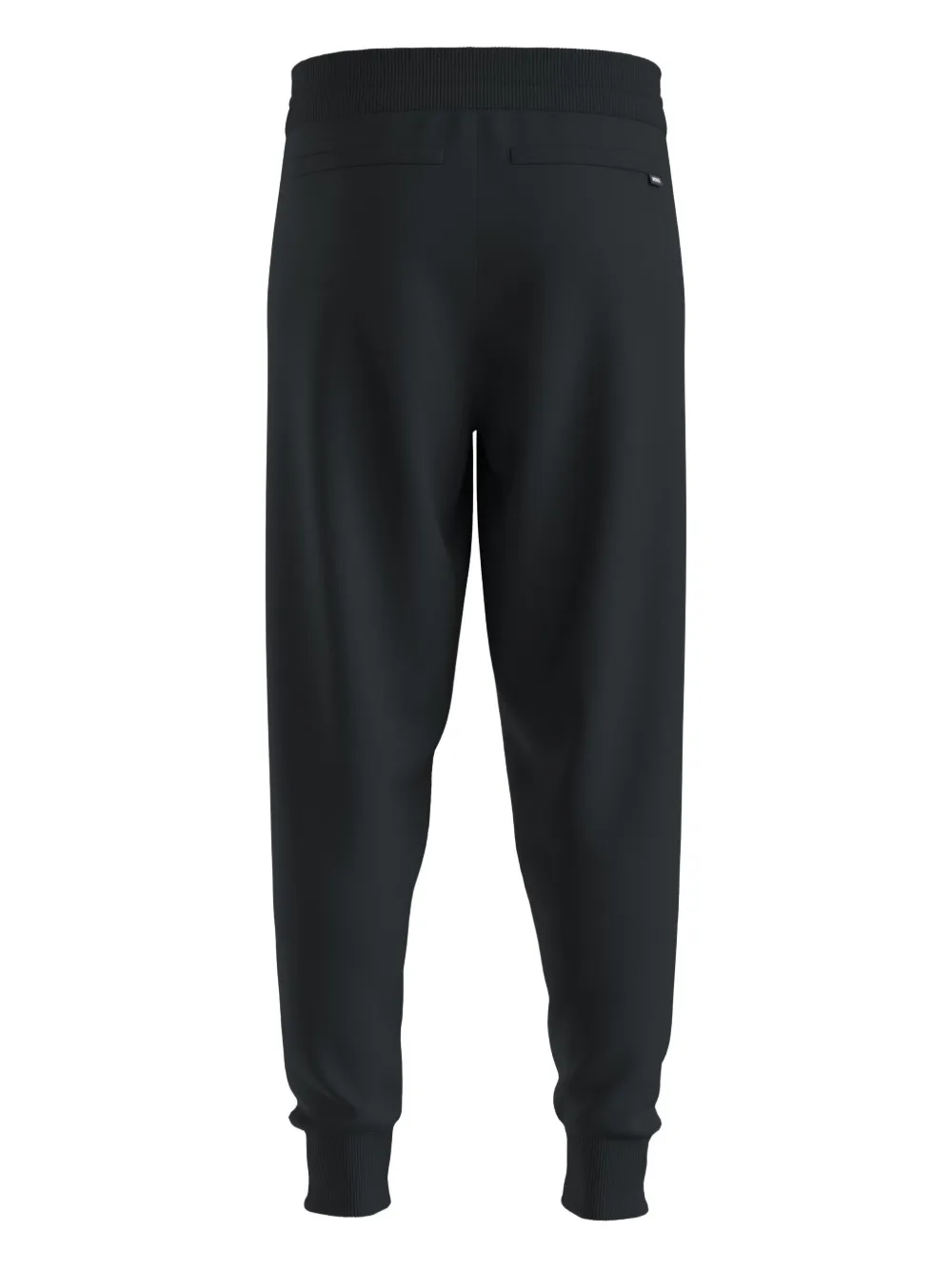 BOSS Broek met trekkoord en cuffs - Zwart