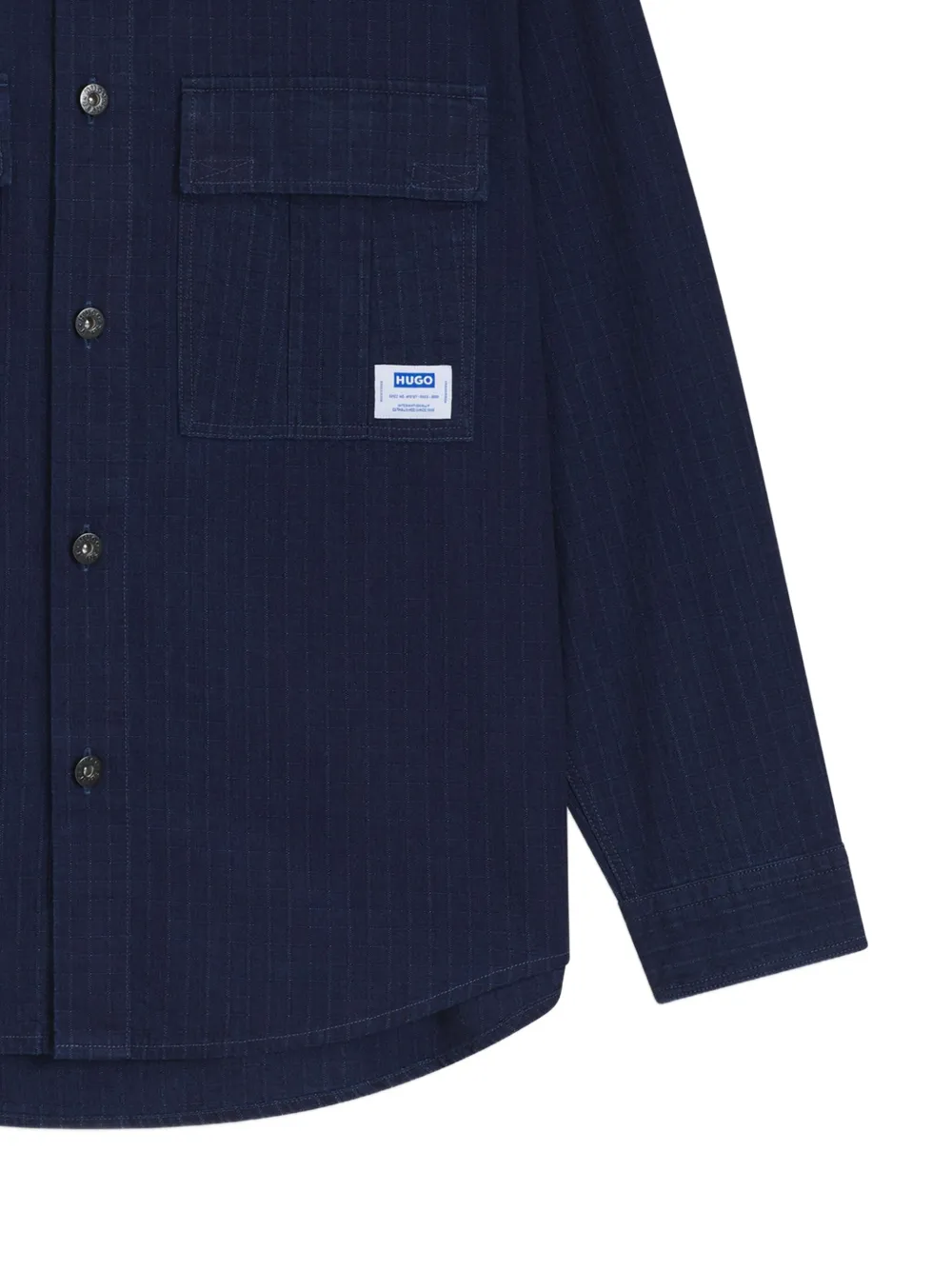 HUGO pinstripe pocket shirt | Image 2