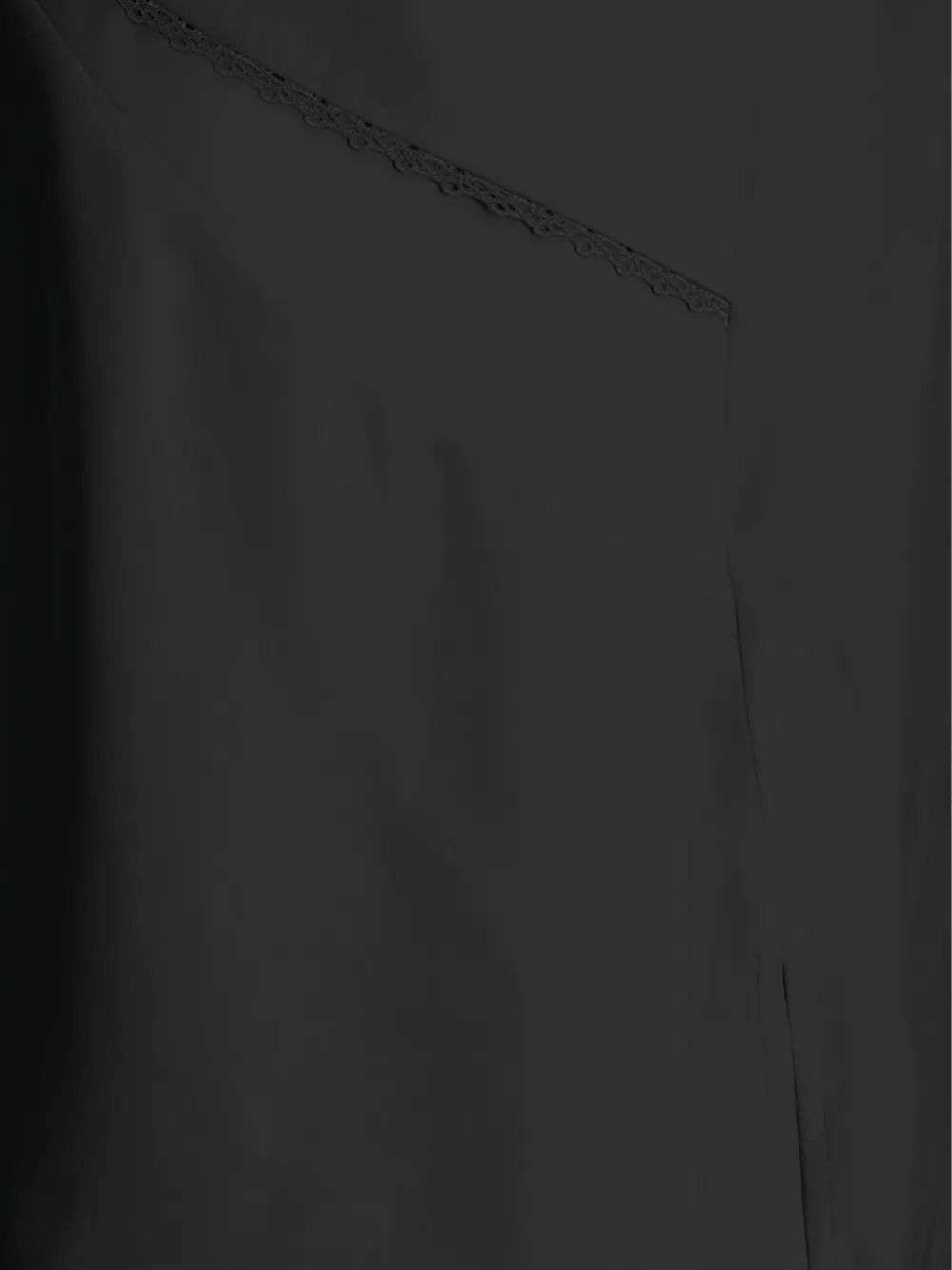 Hugo Boss Camisole-top Mit Spitzensaum In Black