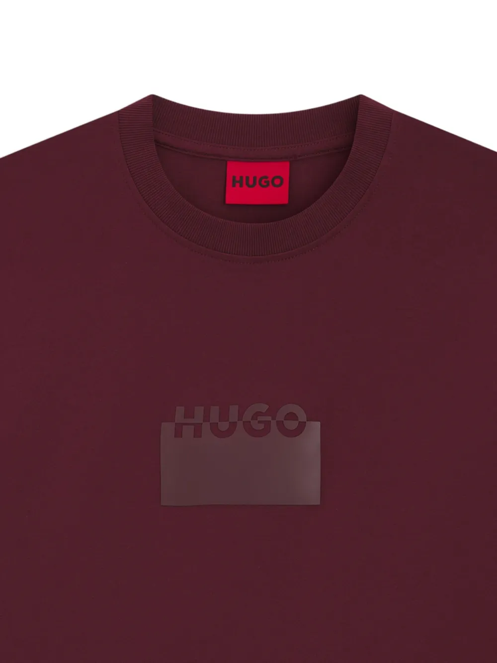 HUGO logo-plaque cotton T-shirt | T-Shirts | Image 2