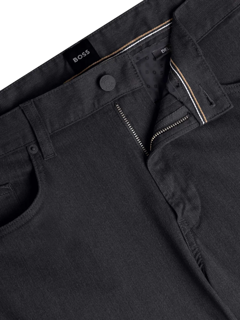 Hugo Boss Five-pockets Trousers In Black