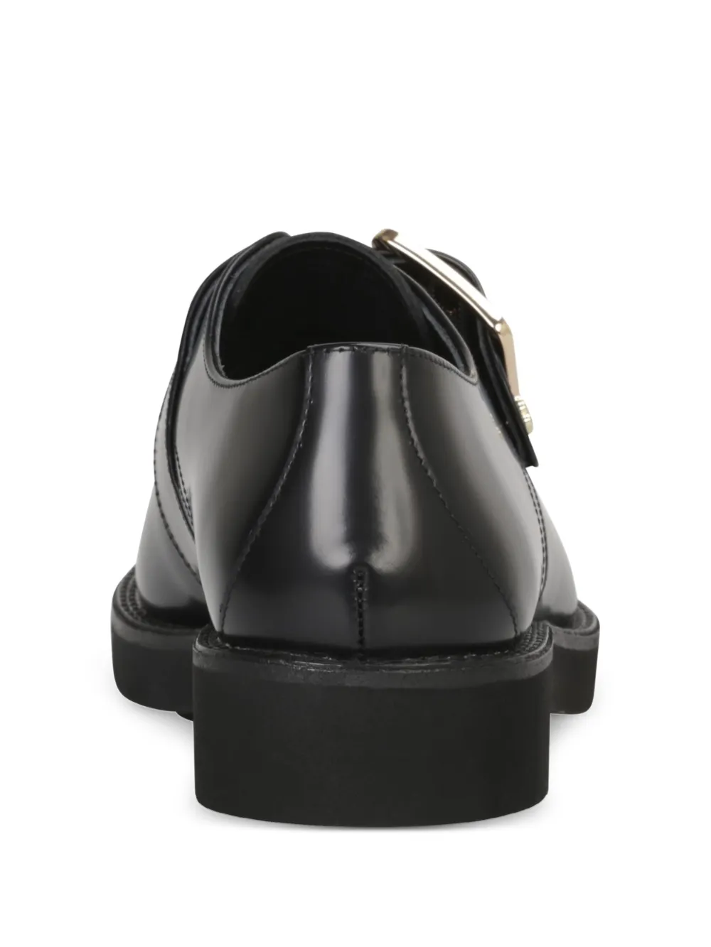 BOSS Leren loafers met gesp - 001