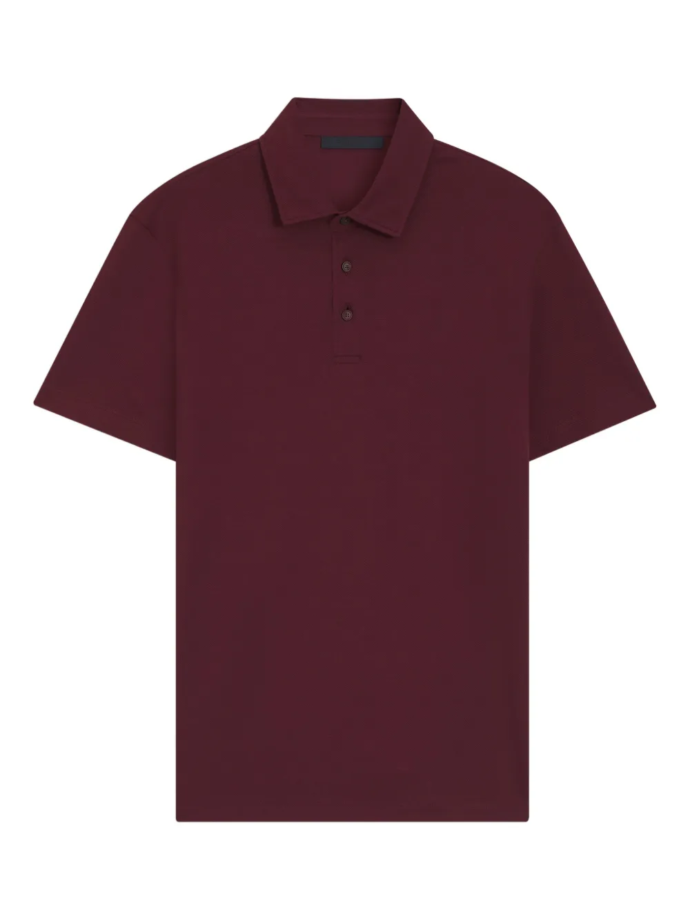 Hugo Boss Beckham X Polo Shirt In Cotton And Silk In Burgundy