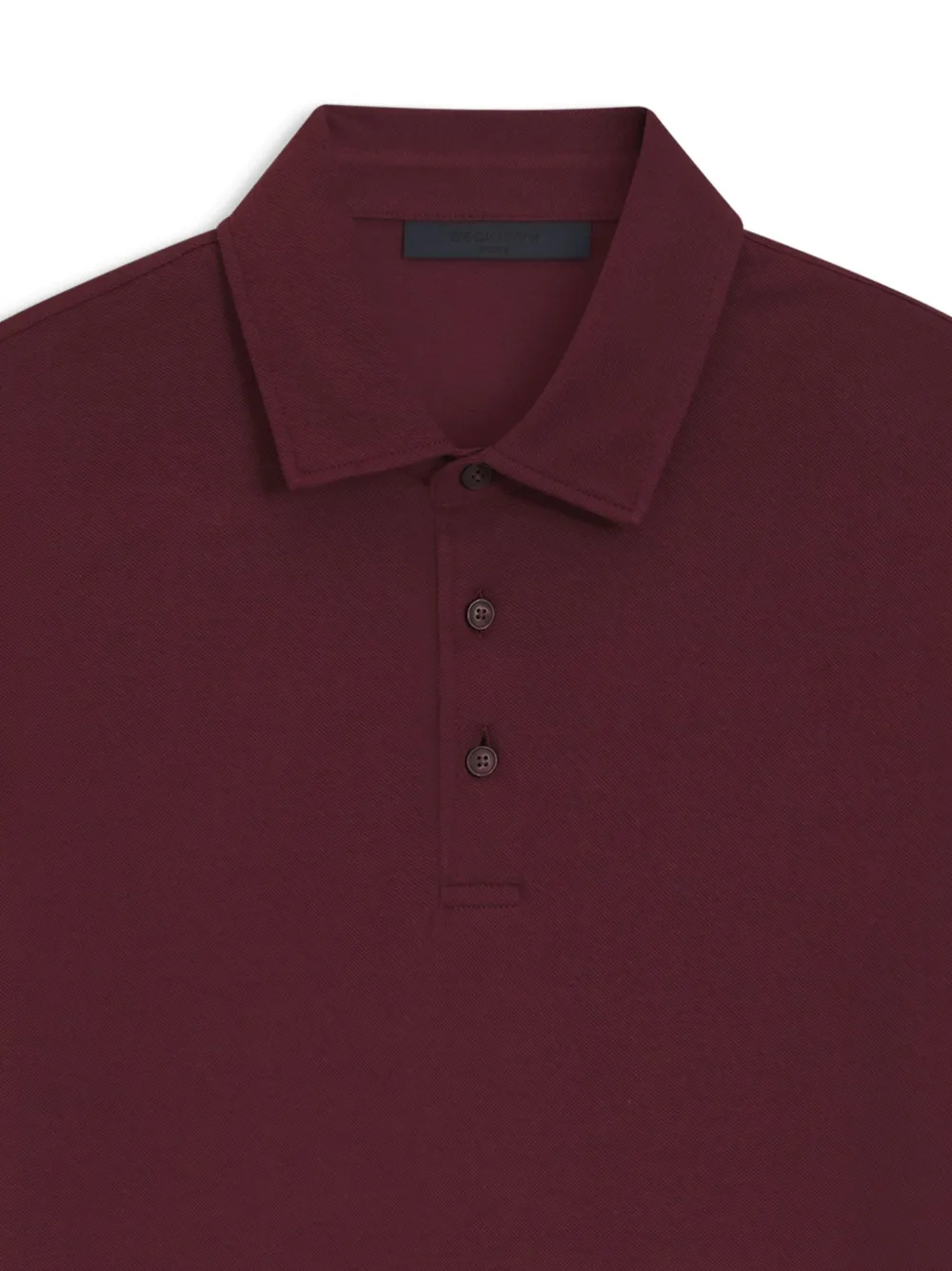 BOSS Poloshirt met knopen - Rood