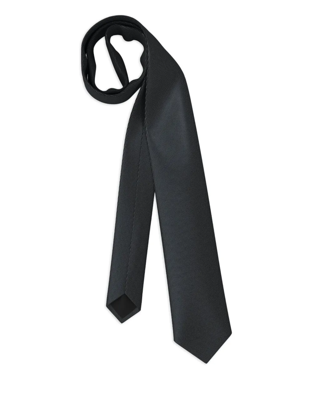 BOSS textured tie | Black | Image 1