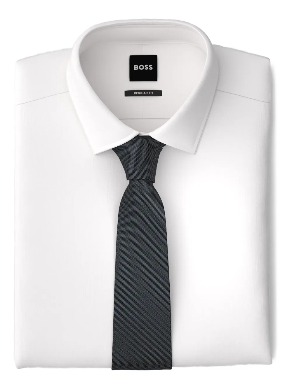 BOSS textured tie | Image 2