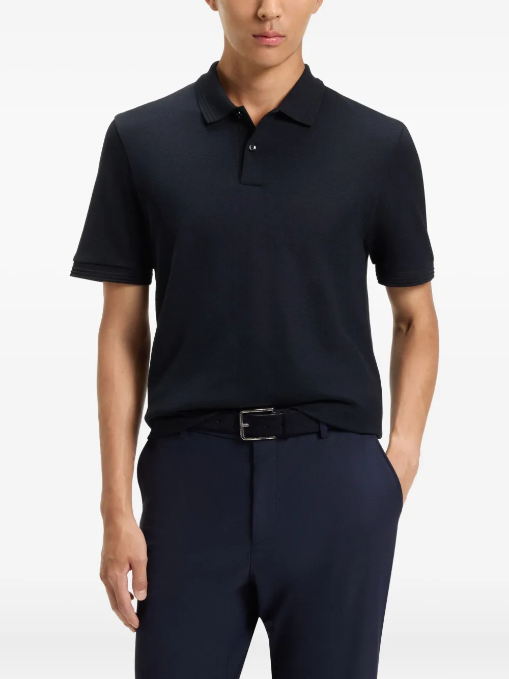 BOSS Poloshirt met korte mouwen Blauw