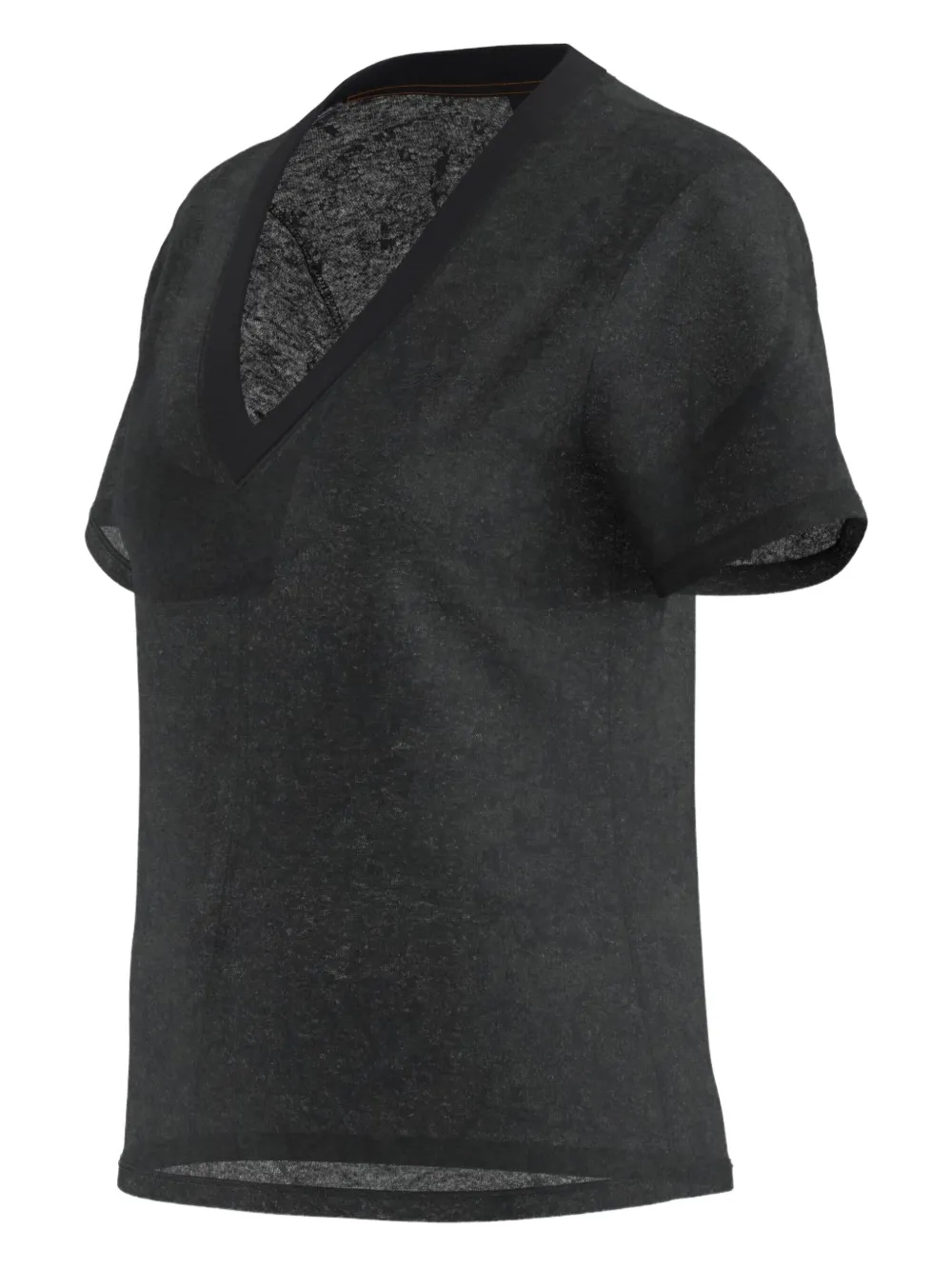 BOSS v-neck linen t-shirt | T-Shirts & Jersey Shirts | Image 2