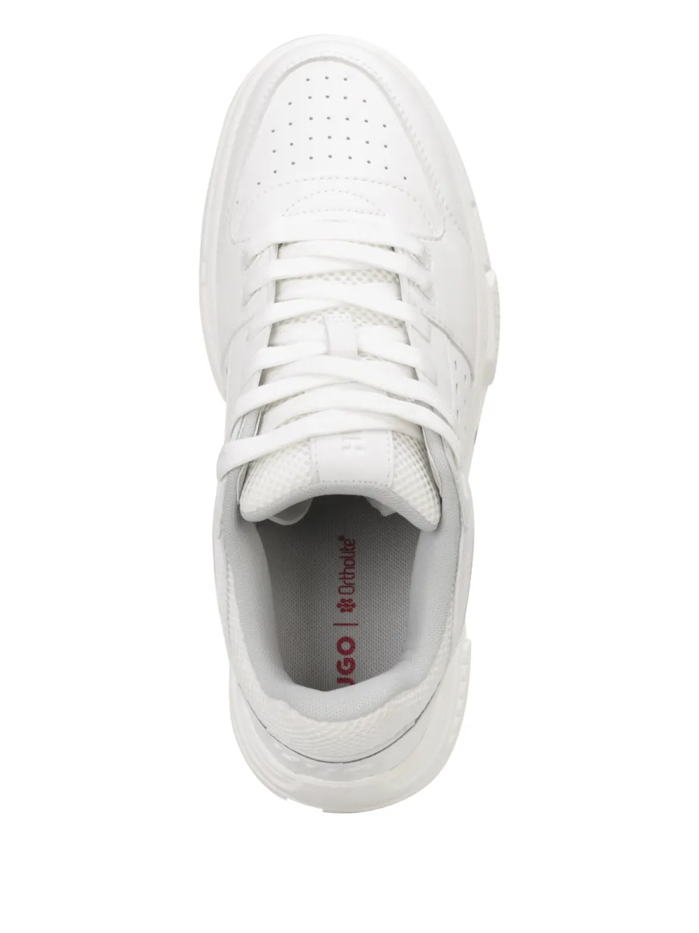 HUGO perforated-panel sneakers White