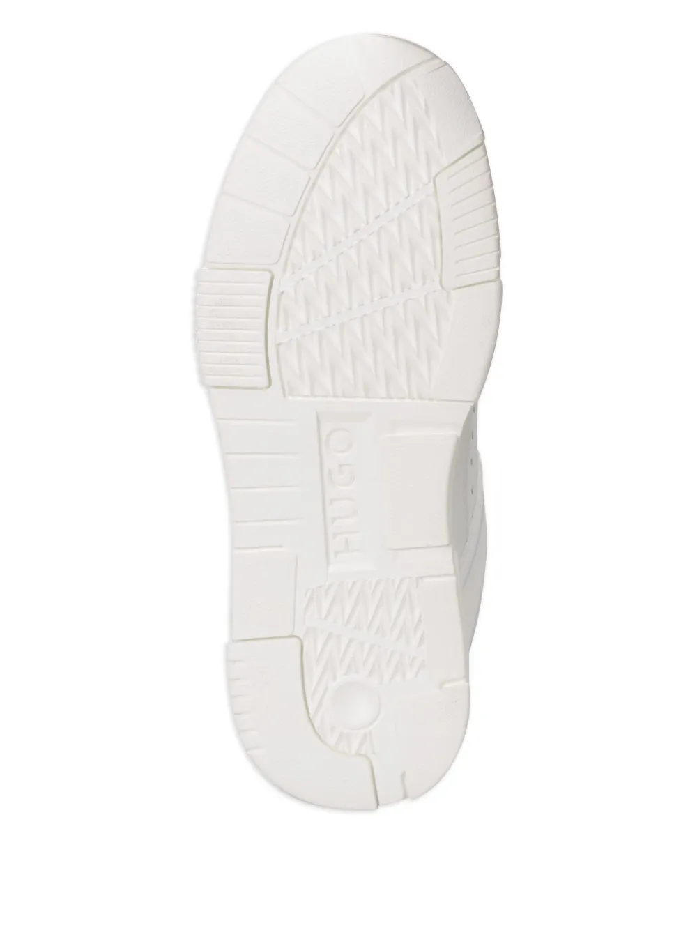 HUGO Sneakers met geperforeerd vlak Wit
