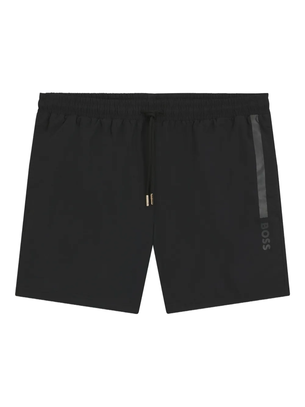 BOSS side-stripe swim shorts | Black | Image 1