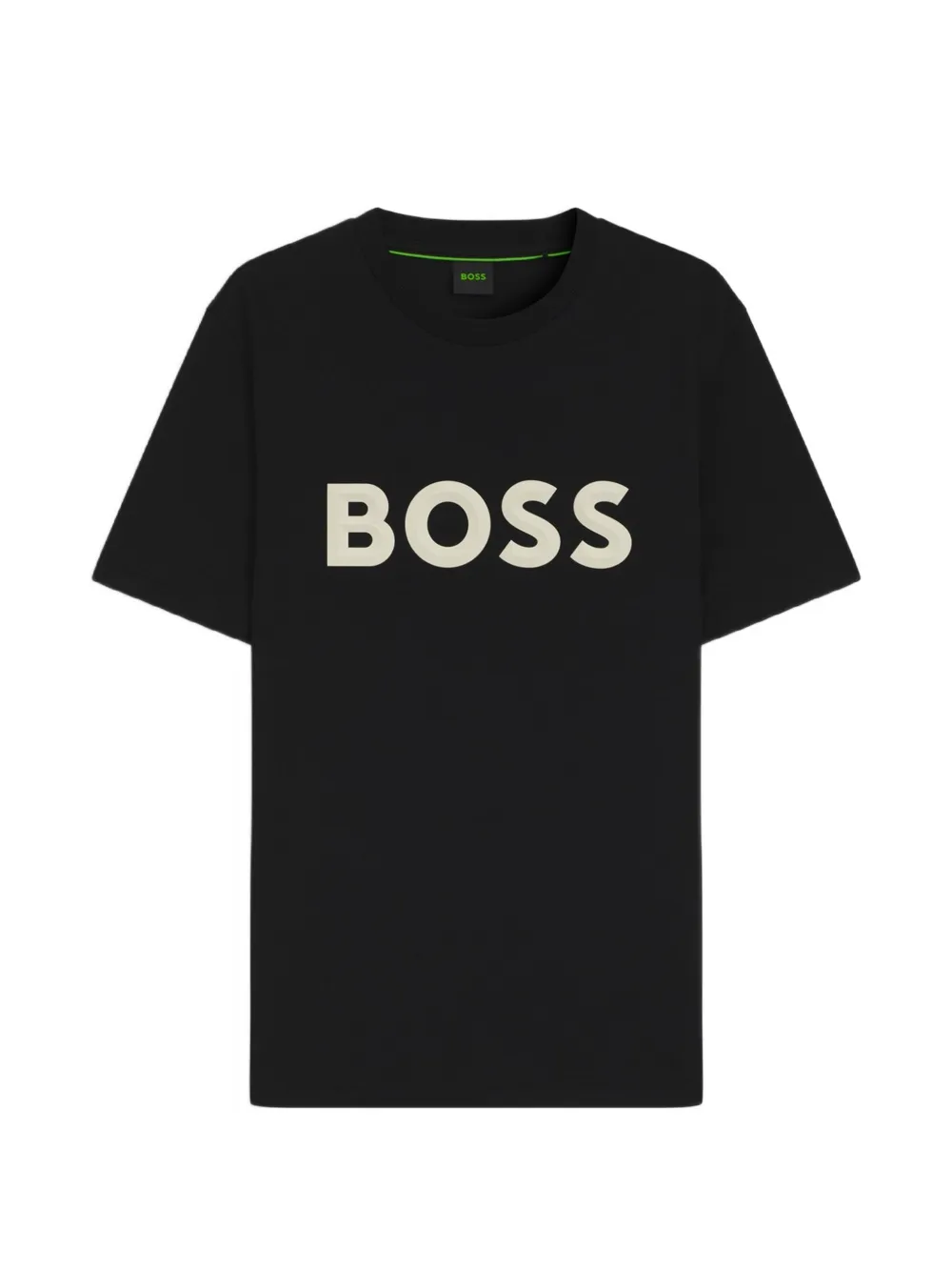 BOSS T-shirt met logoprint Zwart