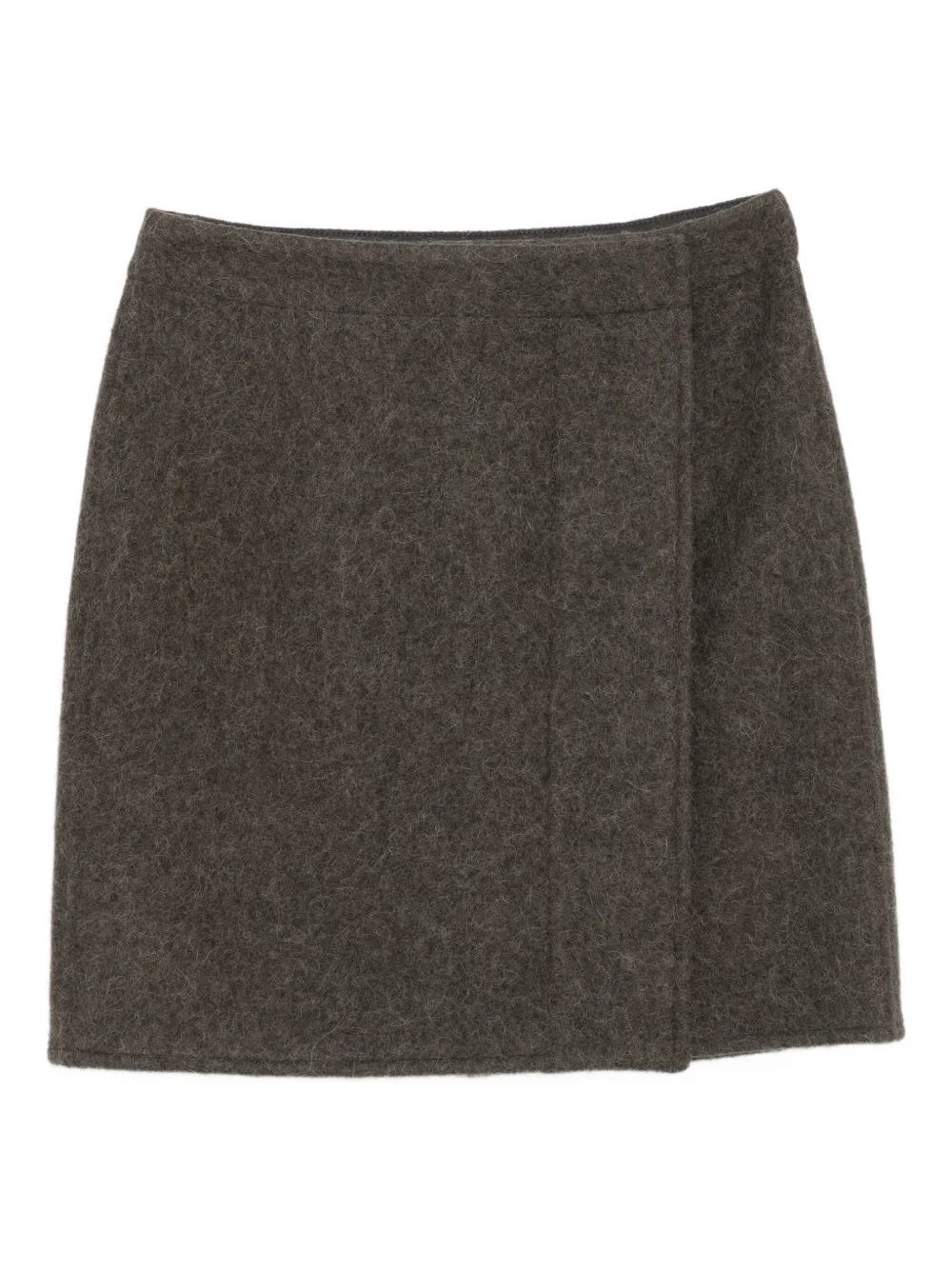LEMAIRE wrap-effect straight skirt | Green | Image 1