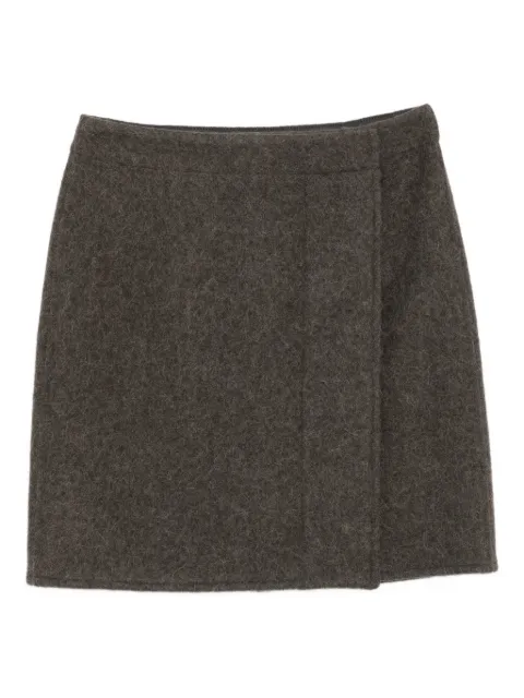 LEMAIRE wrap-effect straight skirt