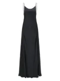 OUDE WAAG open-back slip maxi dress - Black