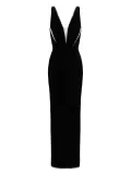 OUDE WAAG V-neck maxi dress - Black