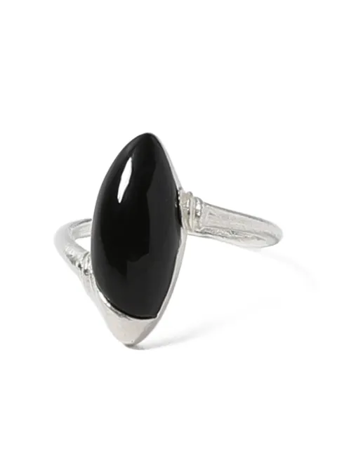 OUDE WAAG anillo con gema de corte marquesa