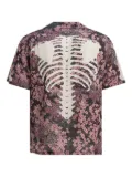 KAPITAL floral skeleton shirt - Pink