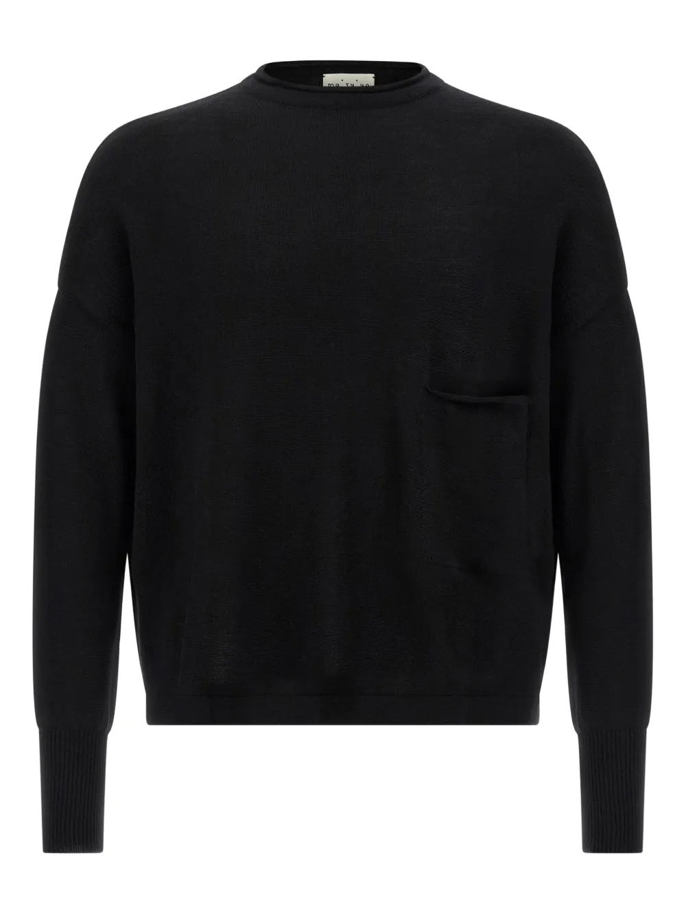 Ma'ry'ya pocket wool sweater | Black | Image 1
