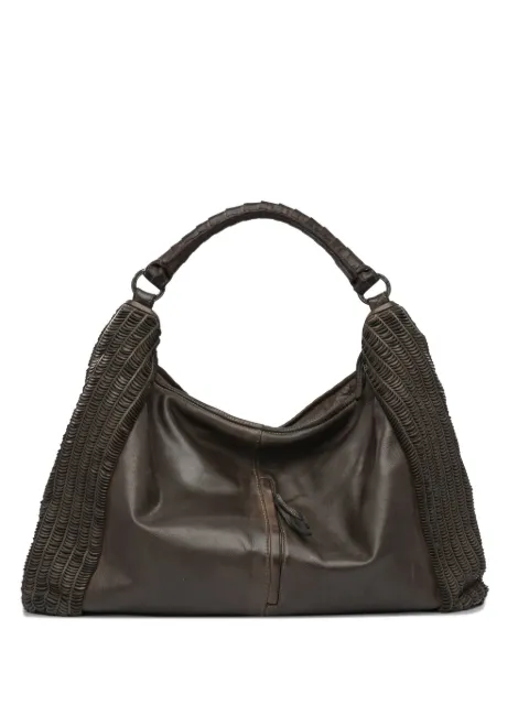 Reptile's House braided leather shoulder bag