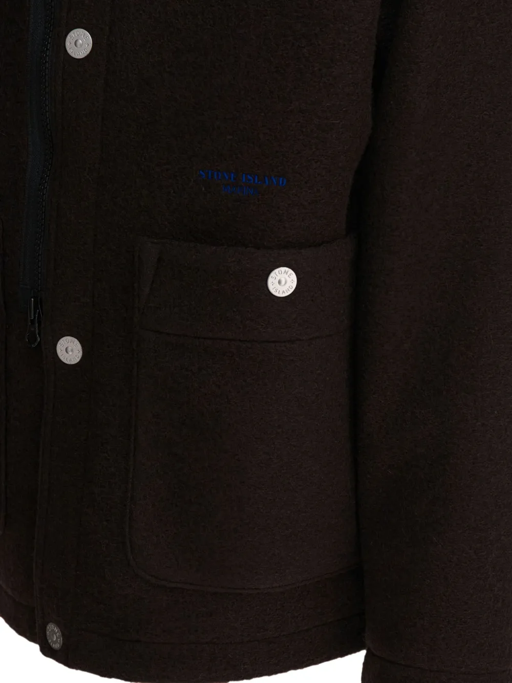 Stone Island Long-sleeved Casual Jacket In Multi