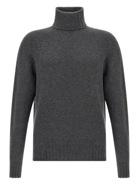 Ma'ry'ya high-neck cuffed-sleeve sweater