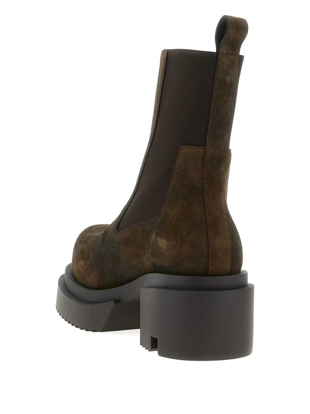 Rick Owens elastic-strap platform boots Brown