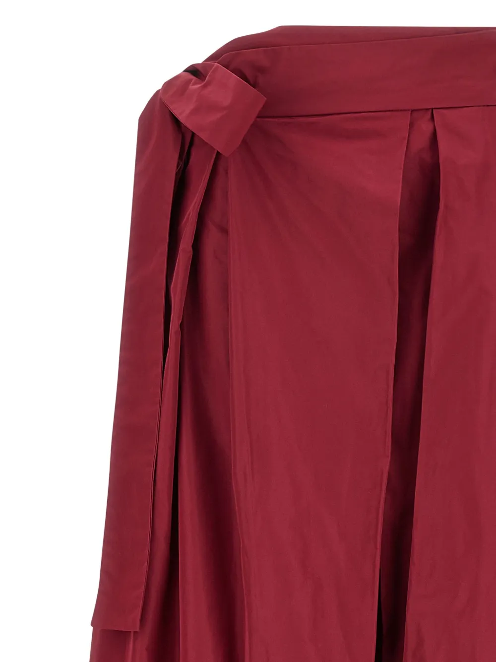 PINKO Cavallinaì geplooide maxi-rok Rood