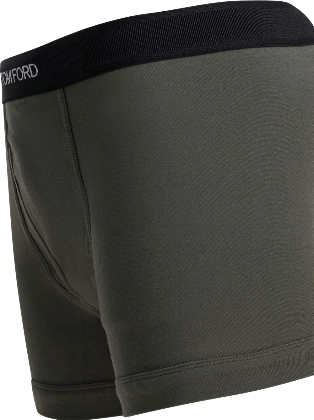 Tom Ford Comfortable Boxer Briefs Contoured Pouch In Green