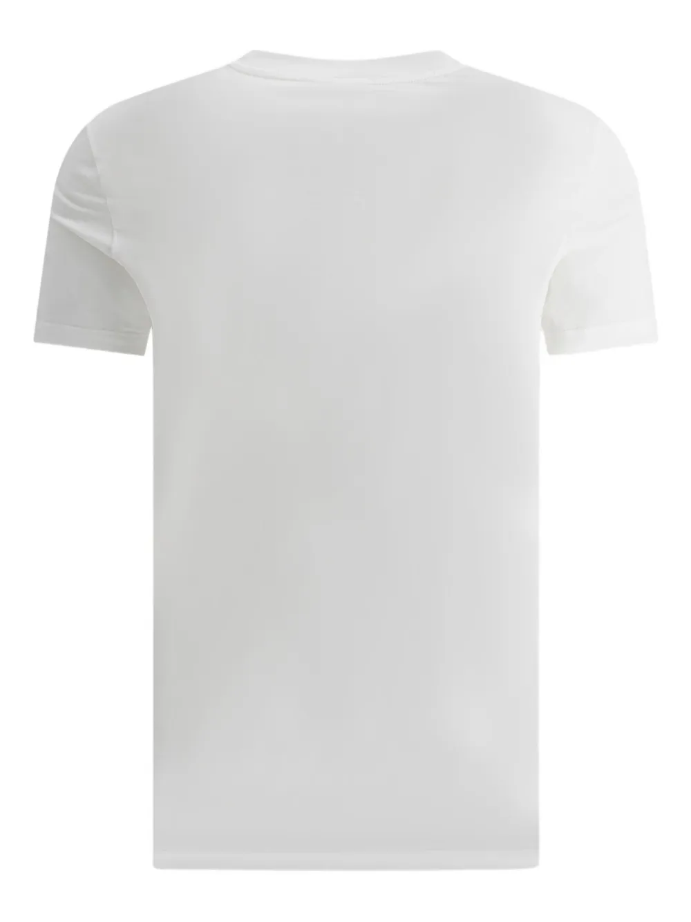 TOM FORD T-shirt met logopatch - Wit