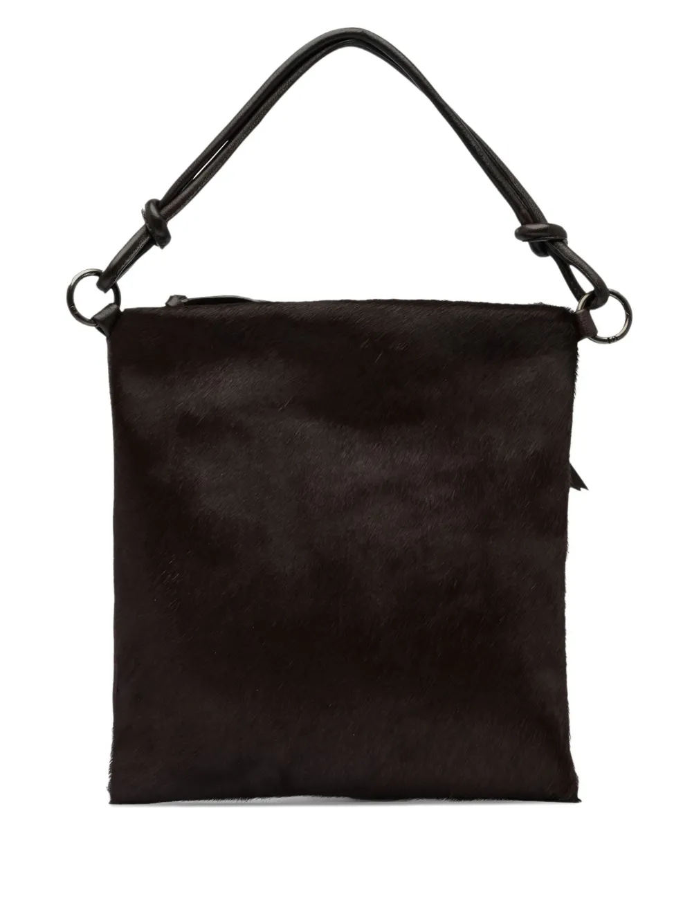 Reptile's House knotted-handle calf-hair shoulder bag | Brown | Image 1