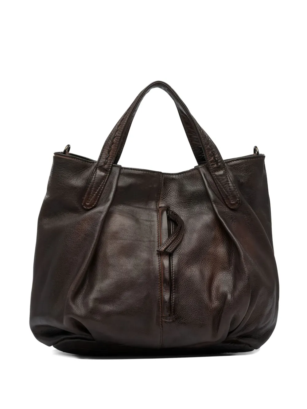 Reptile's House Calfskin Shoulder Bag In Brown