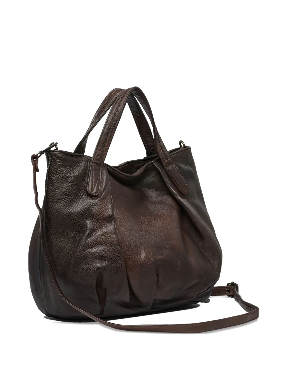 Reptile's House calfskin shoulder bag - Bruin