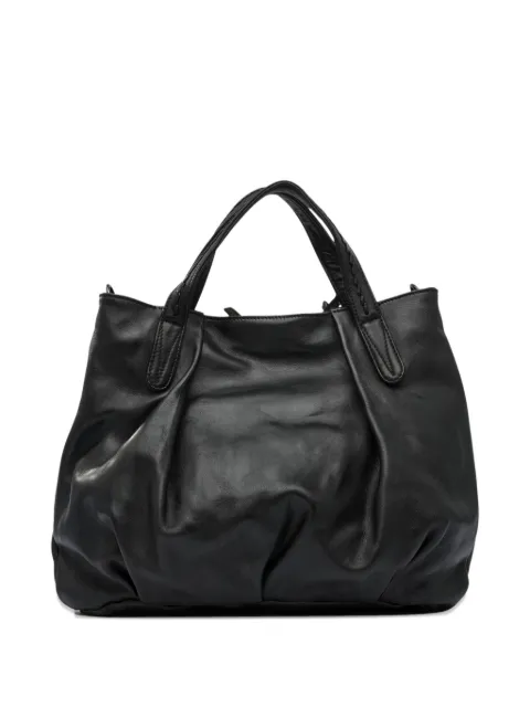 Reptile's House braided-detail leather shoulder bag