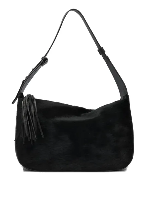 Reptile's House leather tassel shoulder bag
