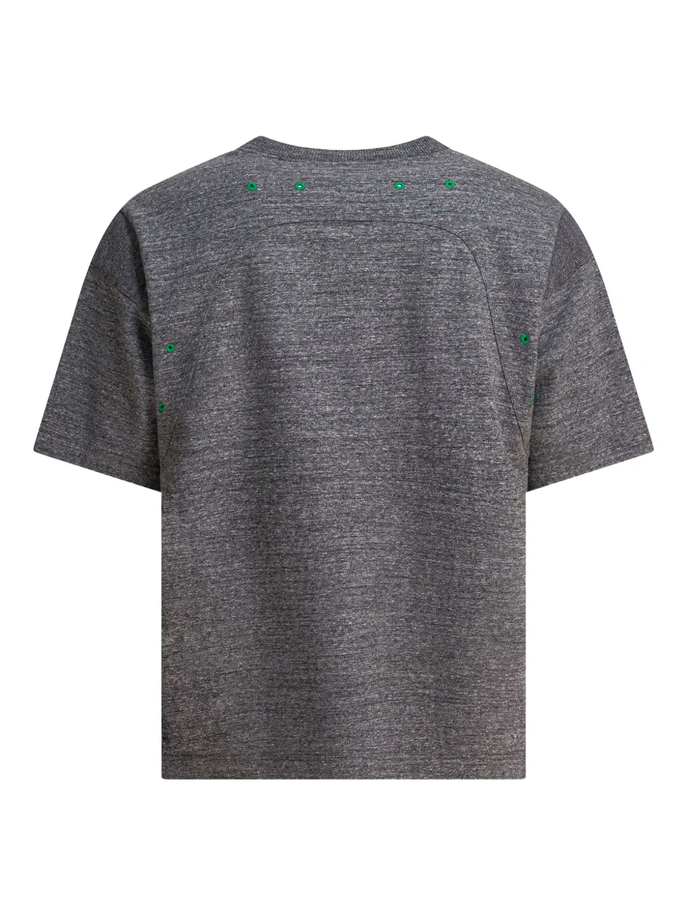 Kapital Pocket-detail Panelled T-shirt In Gray