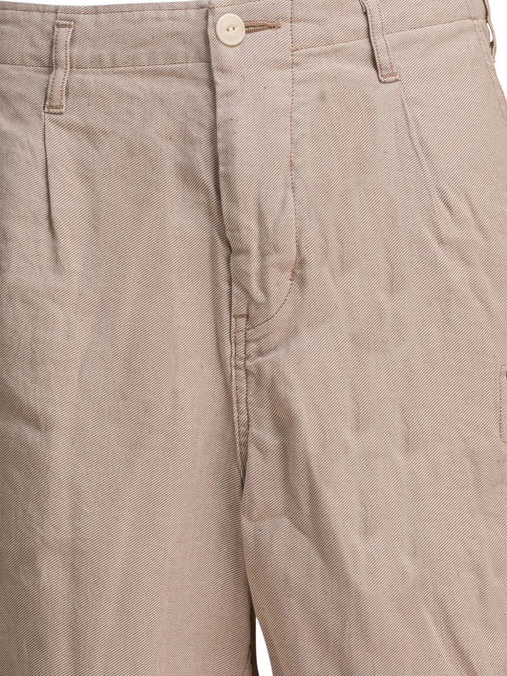 nonnative Geplooide cargo shorts Beige