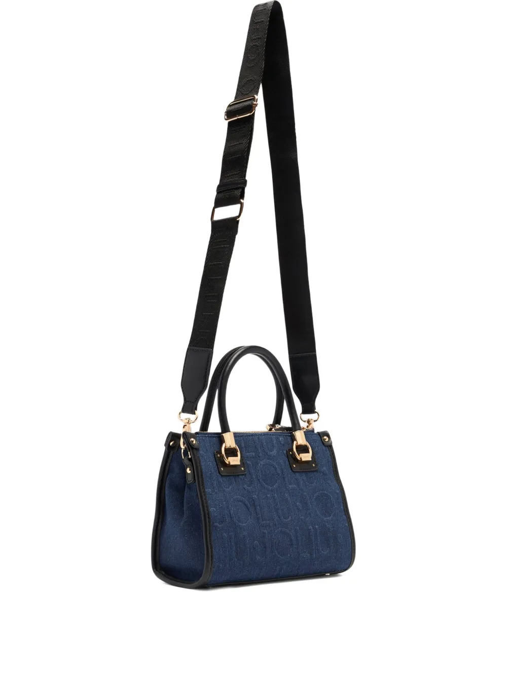 Liu •jo Small Denim Handbag In Blue