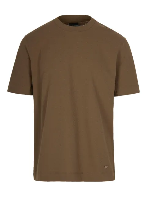 Emporio Armani playera con placa bordada