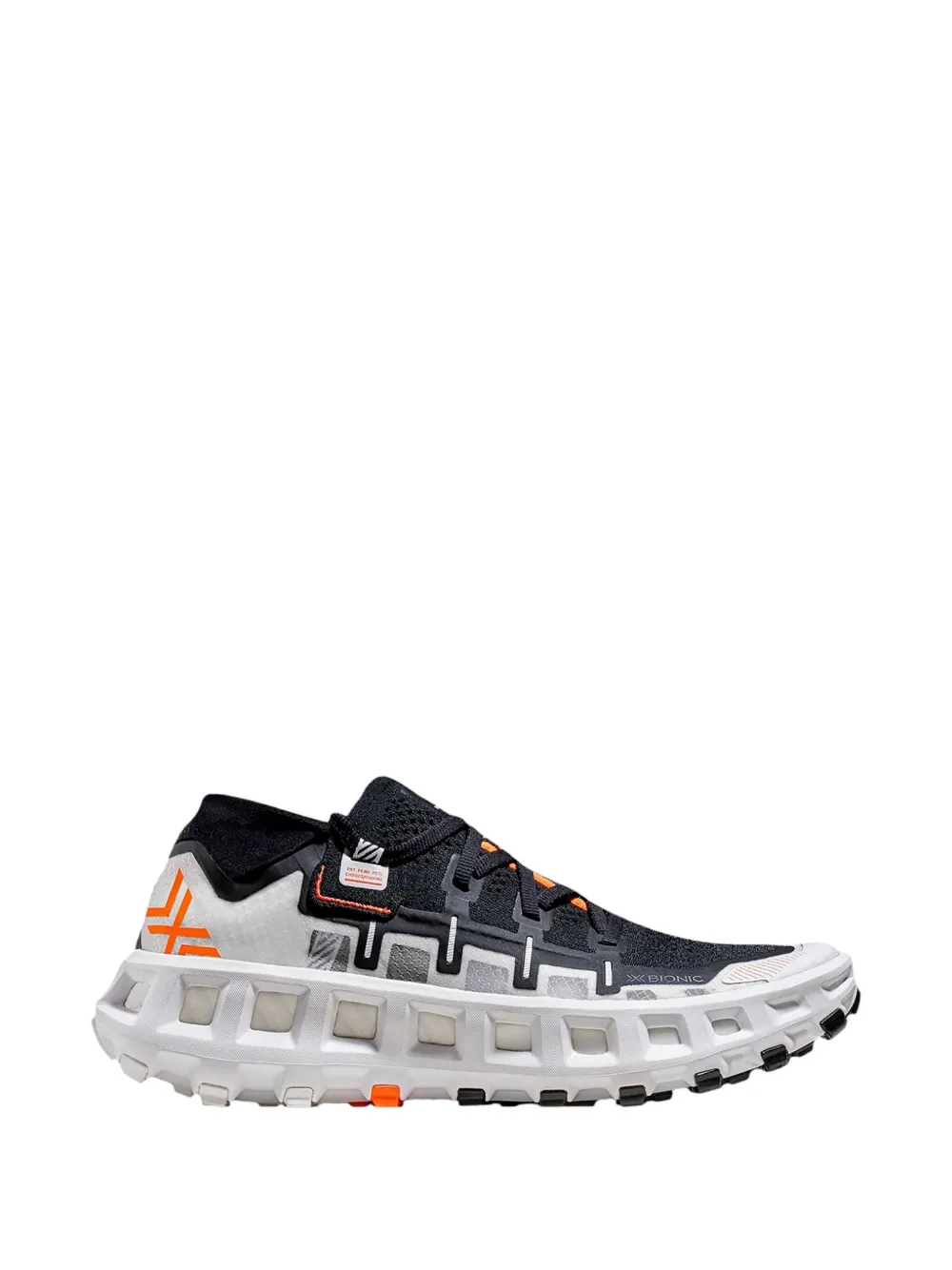 X-bionic Terraskin X00-c Structured-sole Knitted Sneakers In White