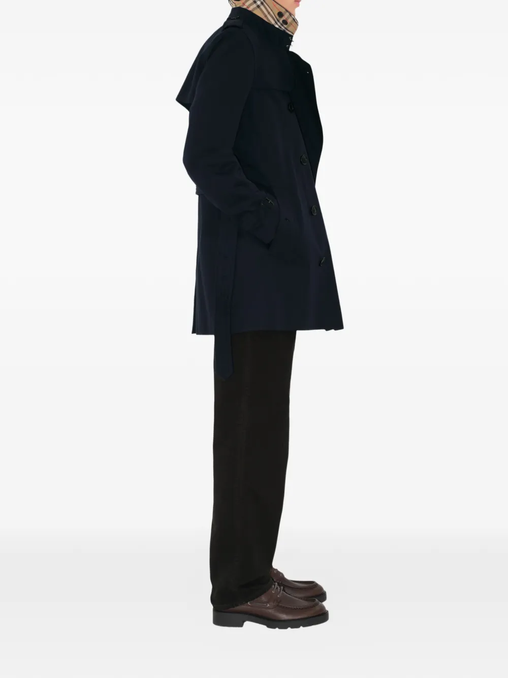 Burberry Trenchcoat met lange mouwen Blauw