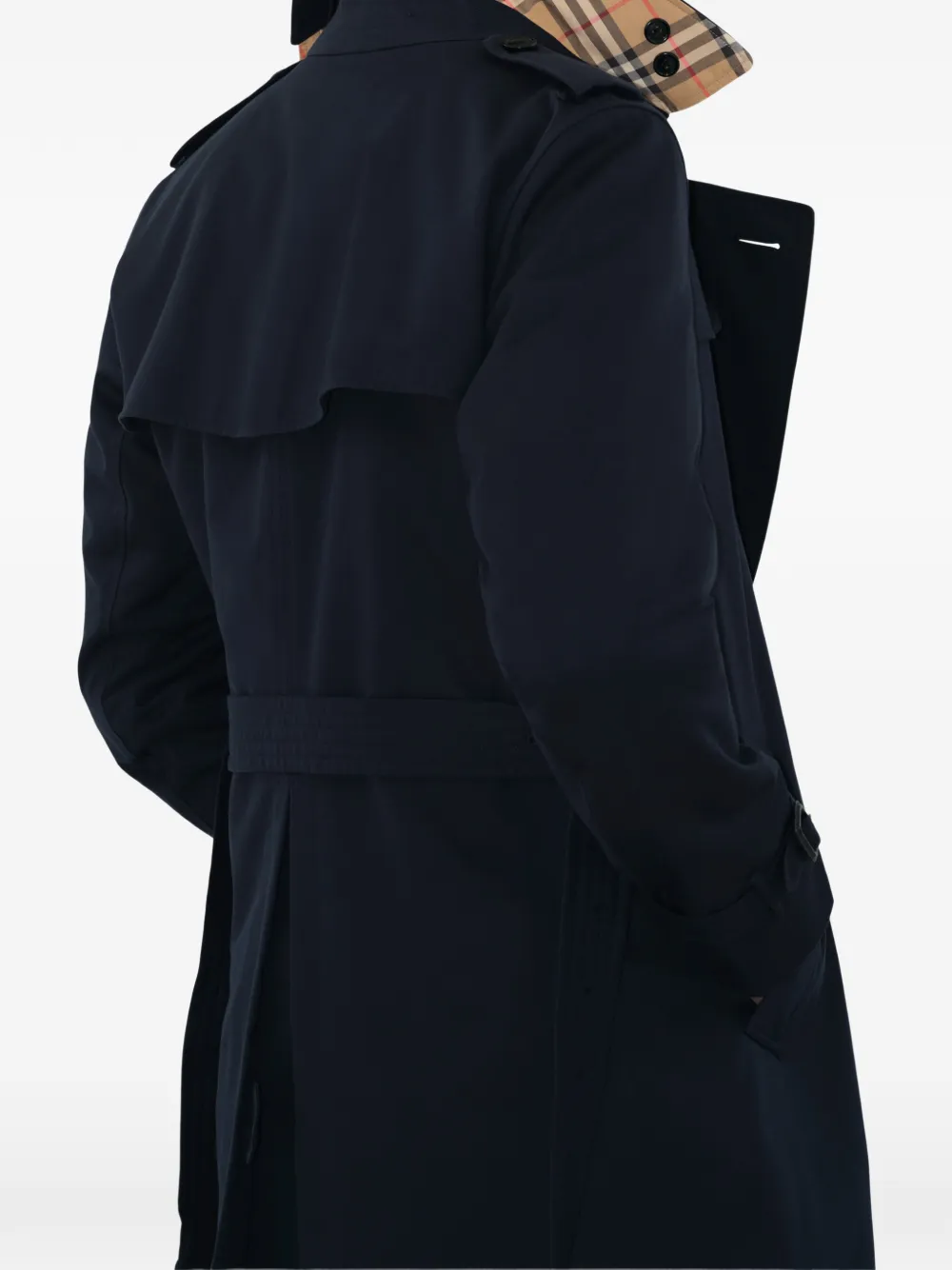 Burberry Trenchcoat met lange mouwen Blauw