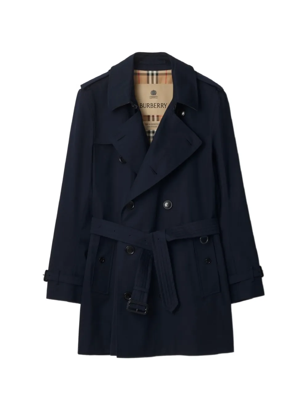 Burberry Trench a maniche lunghe - Blu