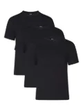 Skims crew-neck T-shirt (pack of three) - Black