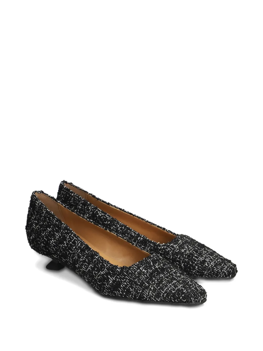 Pedro Miralles 30mm textured heel pumps | Heeled Pumps | Image 2