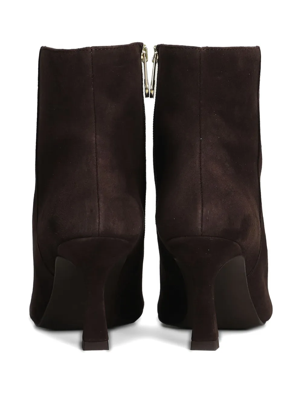 Pedro Miralles Pointed Zip Boots In Brown
