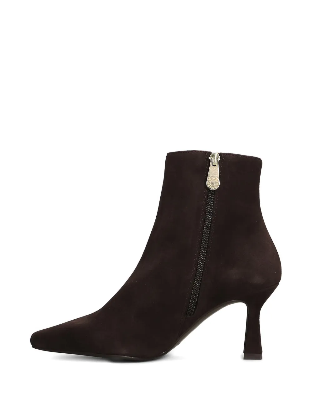 Pedro Miralles Pointed Zip Boots In Brown