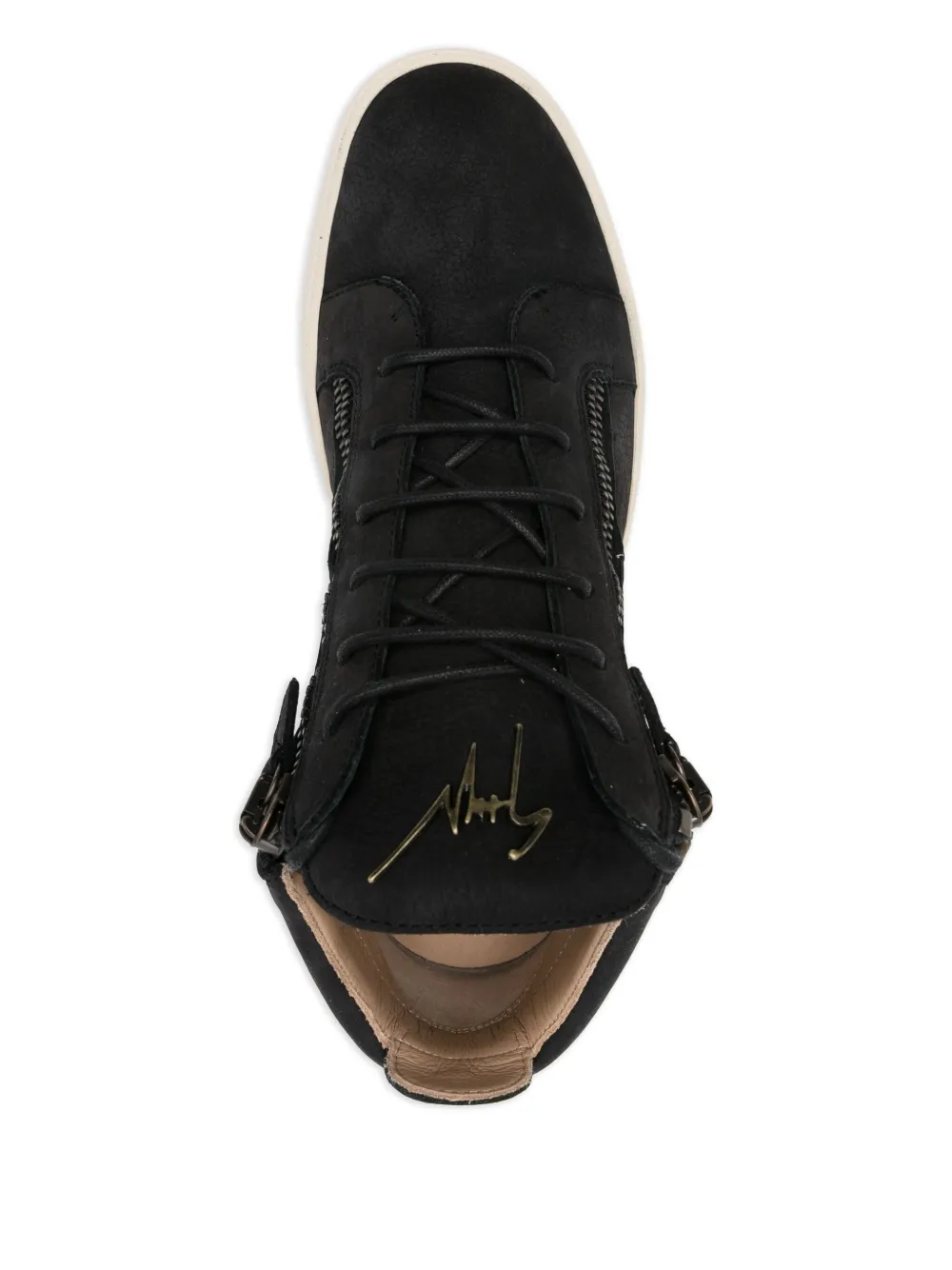 Giuseppe Zanotti Suède sneakers Zwart