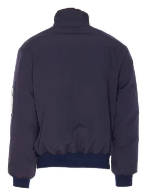 ブルネロクチネリ　ナイロンミリタリージャケット　S Brunello Cucinelli - Navy Nylon Water-Repllent Qulited Nylon